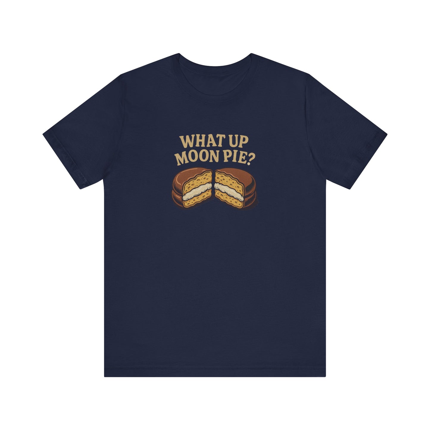 What Up, Moon Pie? — Big Bang Theory Retro Tee (Dark)