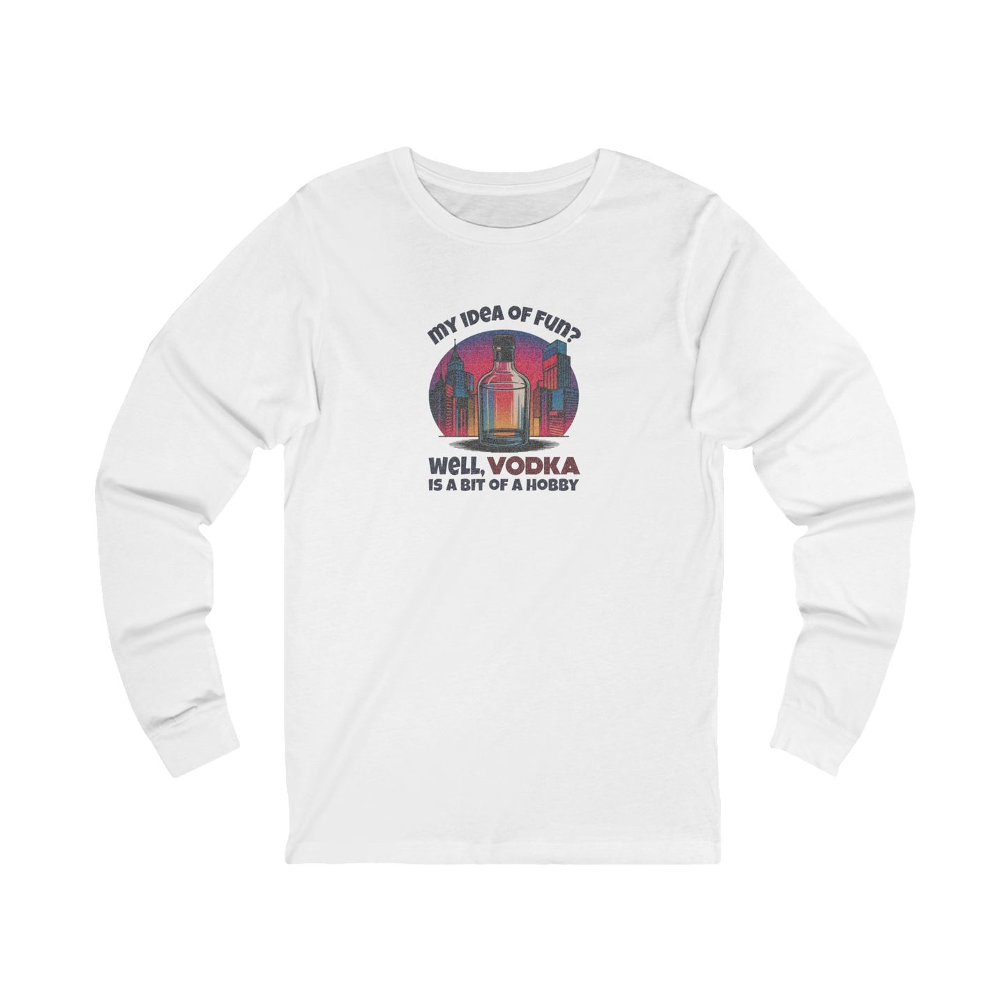 Vodka is a Bit of a Hobby — Retro Graphic Long Sleeve (Light)