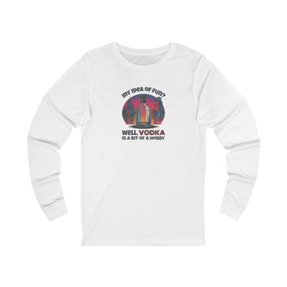Vodka is a Bit of a Hobby — Retro Graphic Long Sleeve (Light)