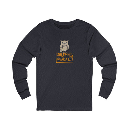 I Solemnly Swear a Lot — Harry Potter Retro Long Sleeve (Dark)