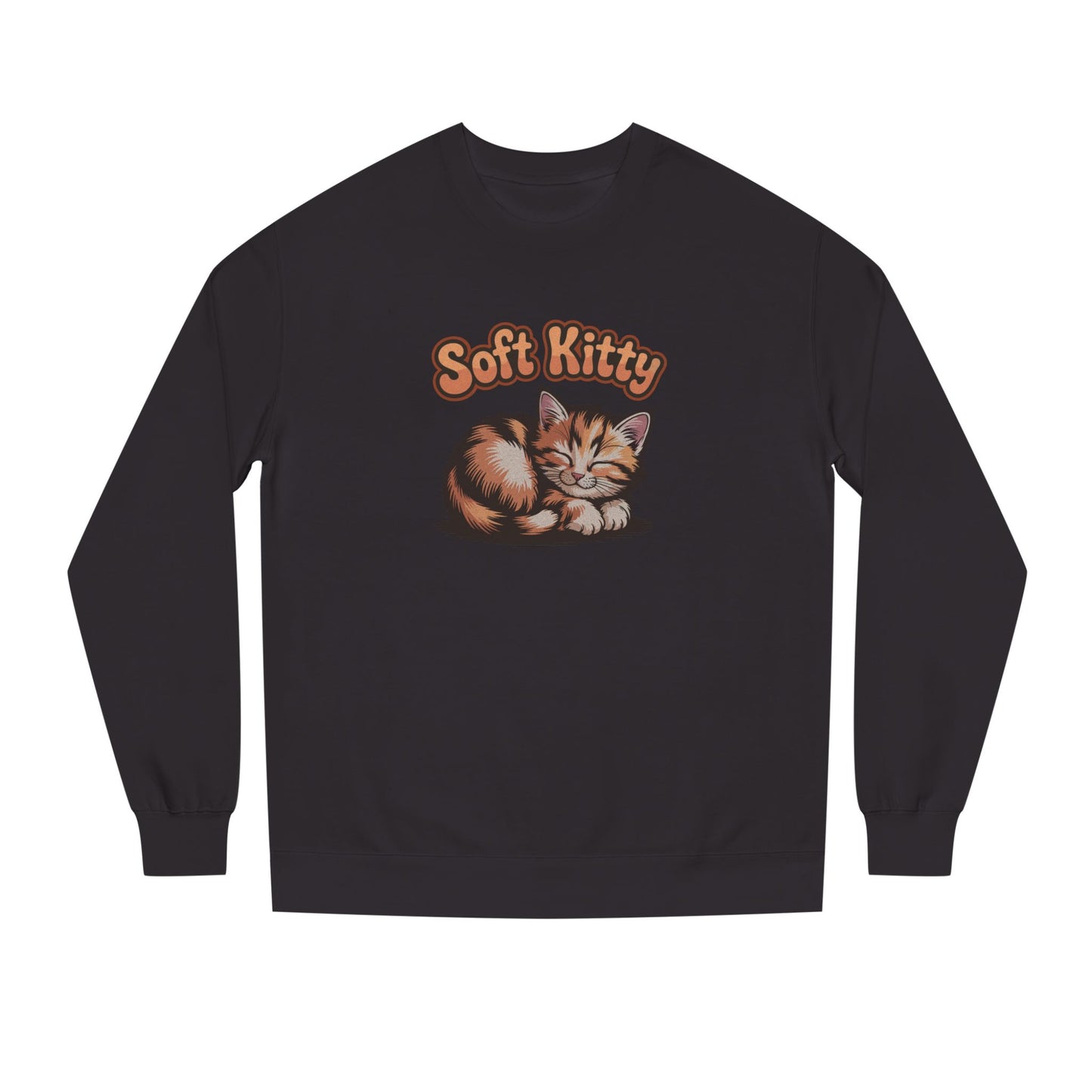 Soft Kitty Sick-Day Lullaby — Big Bang Theory Retro Sweatshirt (Dark)