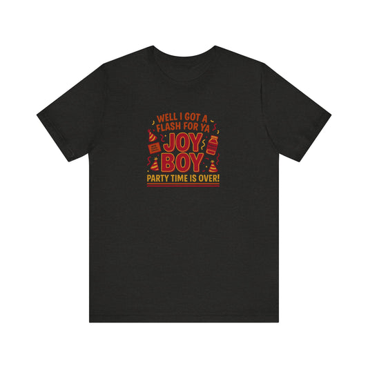 Joy Boy — Seinfeld Library Investigator Retro Tee (Dark)