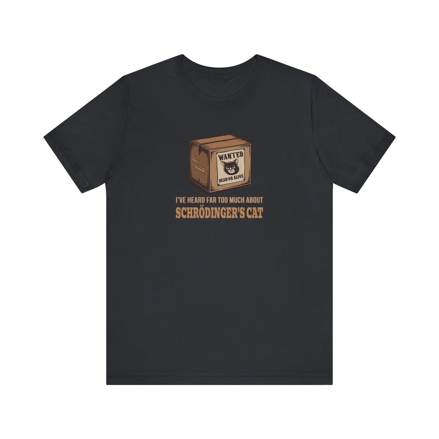 Schrödinger’s Cat — Big Bang Theory Retro Tee (Dark)