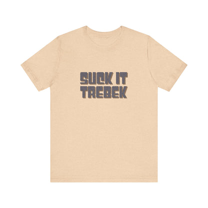 Suck It Trebek — SNL Celebrity Jeopardy Sketch Retro Tee (Light)
