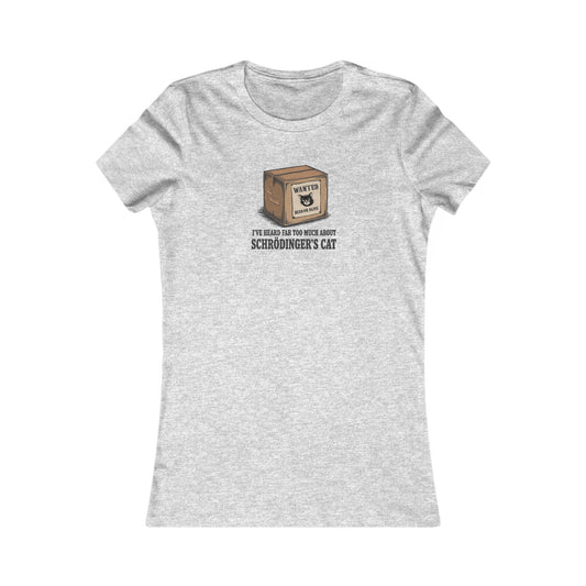 Schrödinger’s Cat — Big Bang Theory Retro Women's Tee (Light)