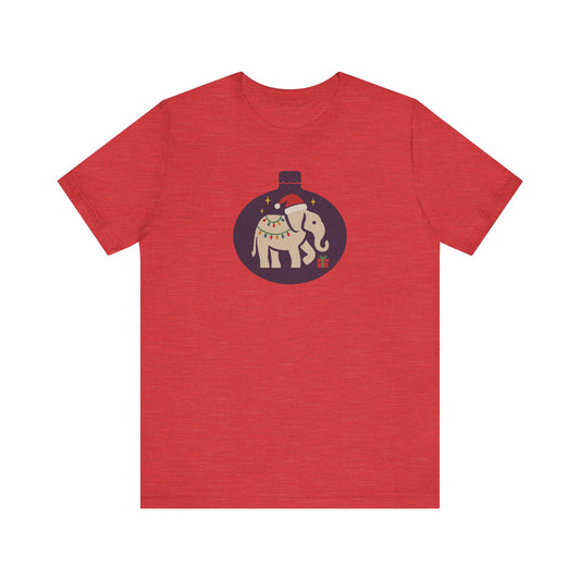 White Elephant Season — Retro Christmas Graphic Tee (Light)