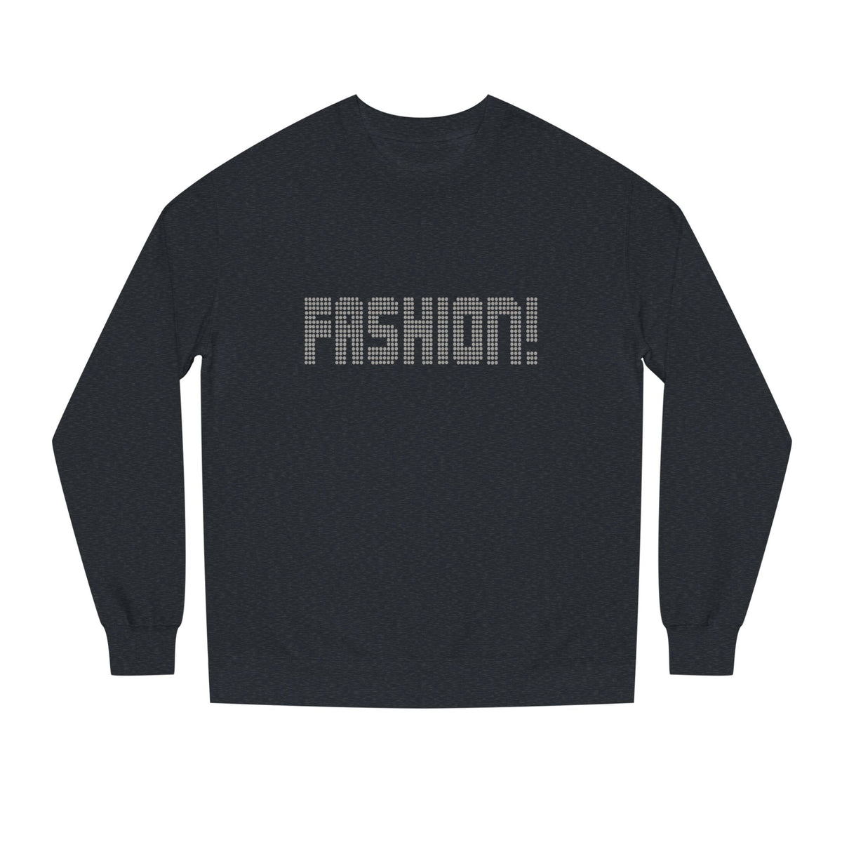 FASHION! — Psych Faux Rhinestones Retro Sweatshirt (Dark)