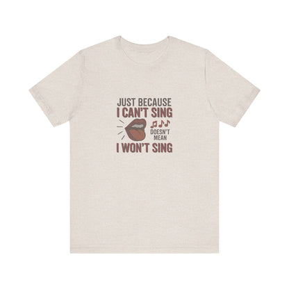 Sing Like Nobody’s Listening — Retro Tee (Light)