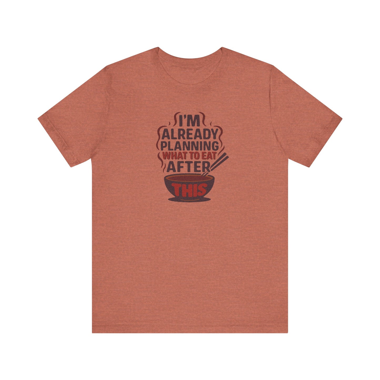 Planning What to Eat After This — Retro Foodie Tee (Light)