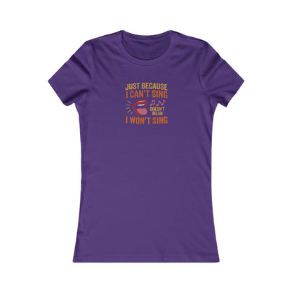 Sing Like Nobody’s Listening — Retro Women's Tee (Dark)