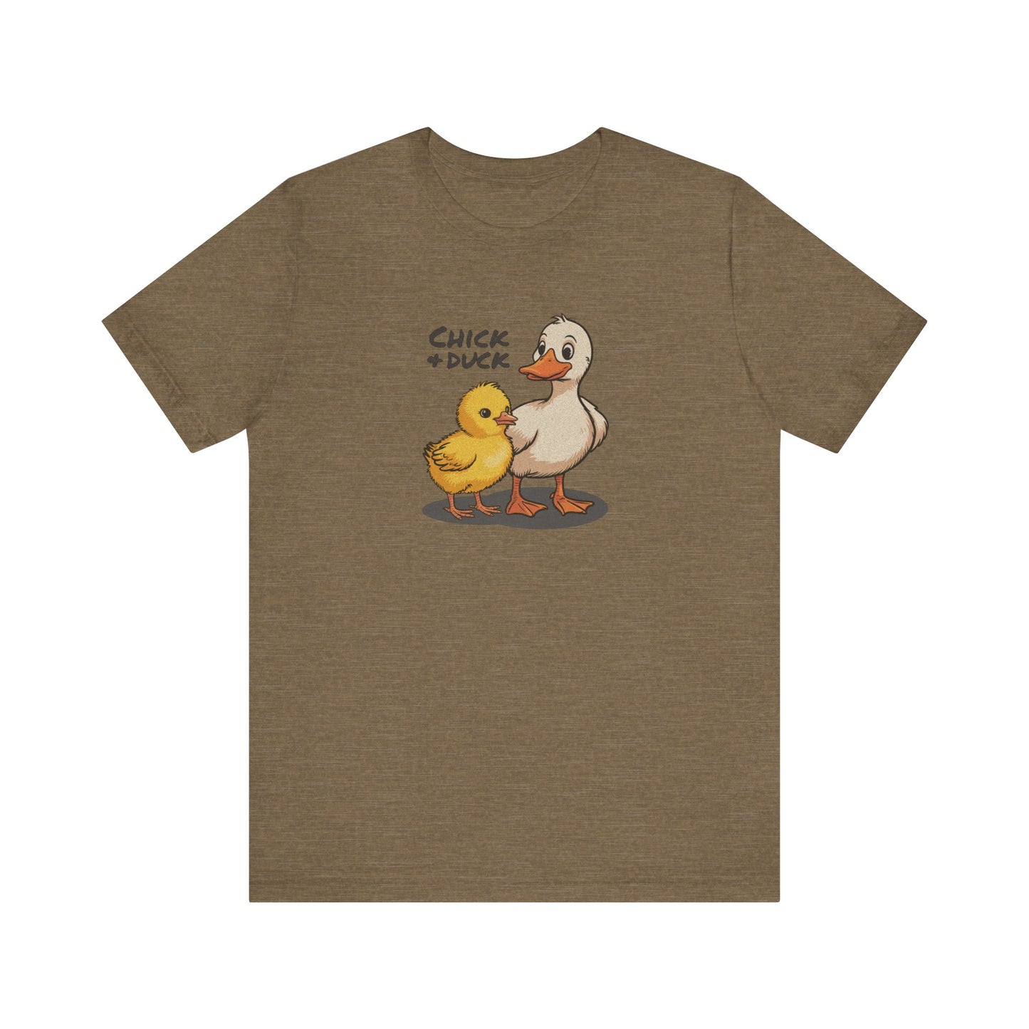 The Chick and the Duck — Friends Retro Tee (Light)