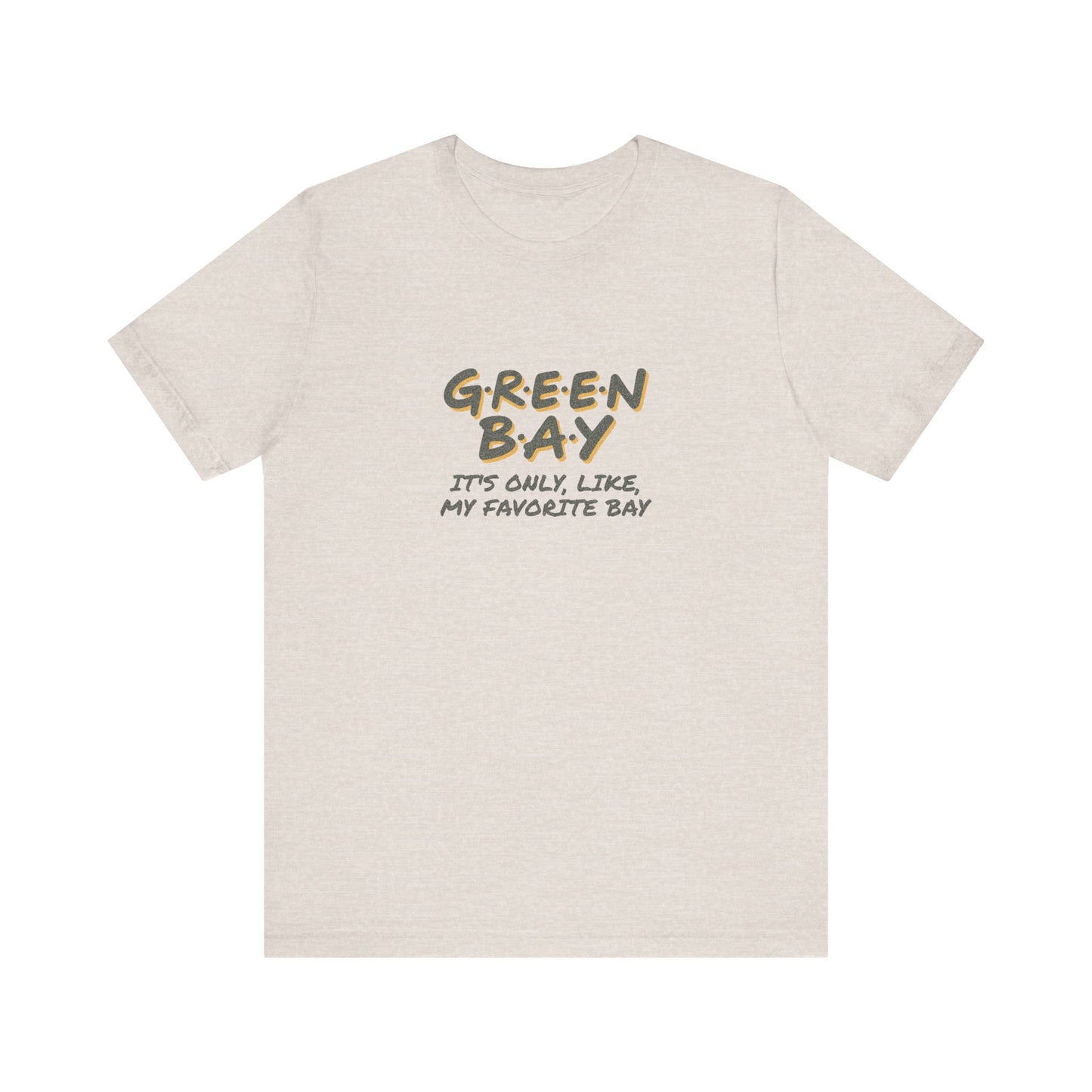 Green Bay (My Favorite Bay) — Phoebe Buffay Football Tee (Light)