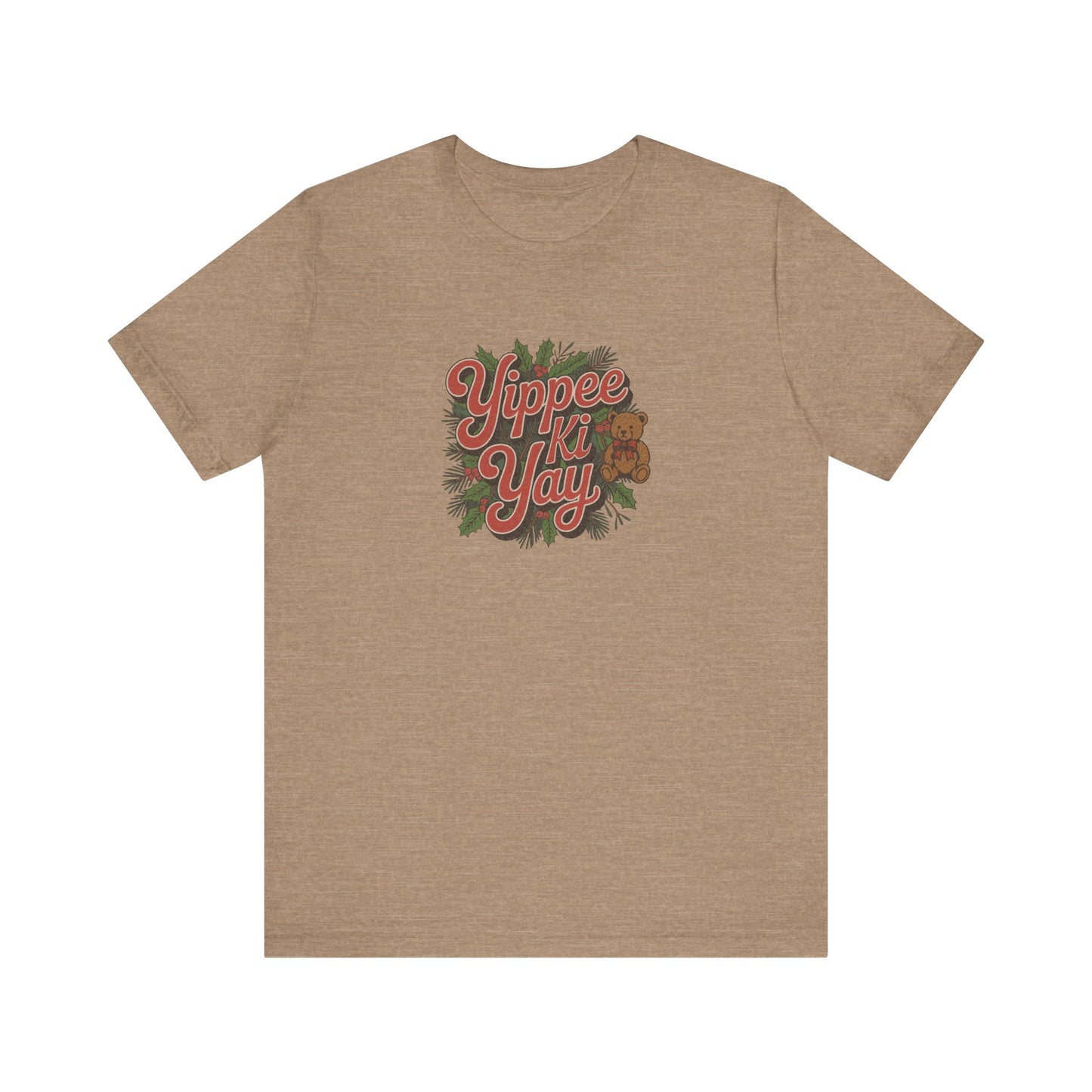 Yippee Ki Yay — Die Hard Retro Christmas Tee (Light)