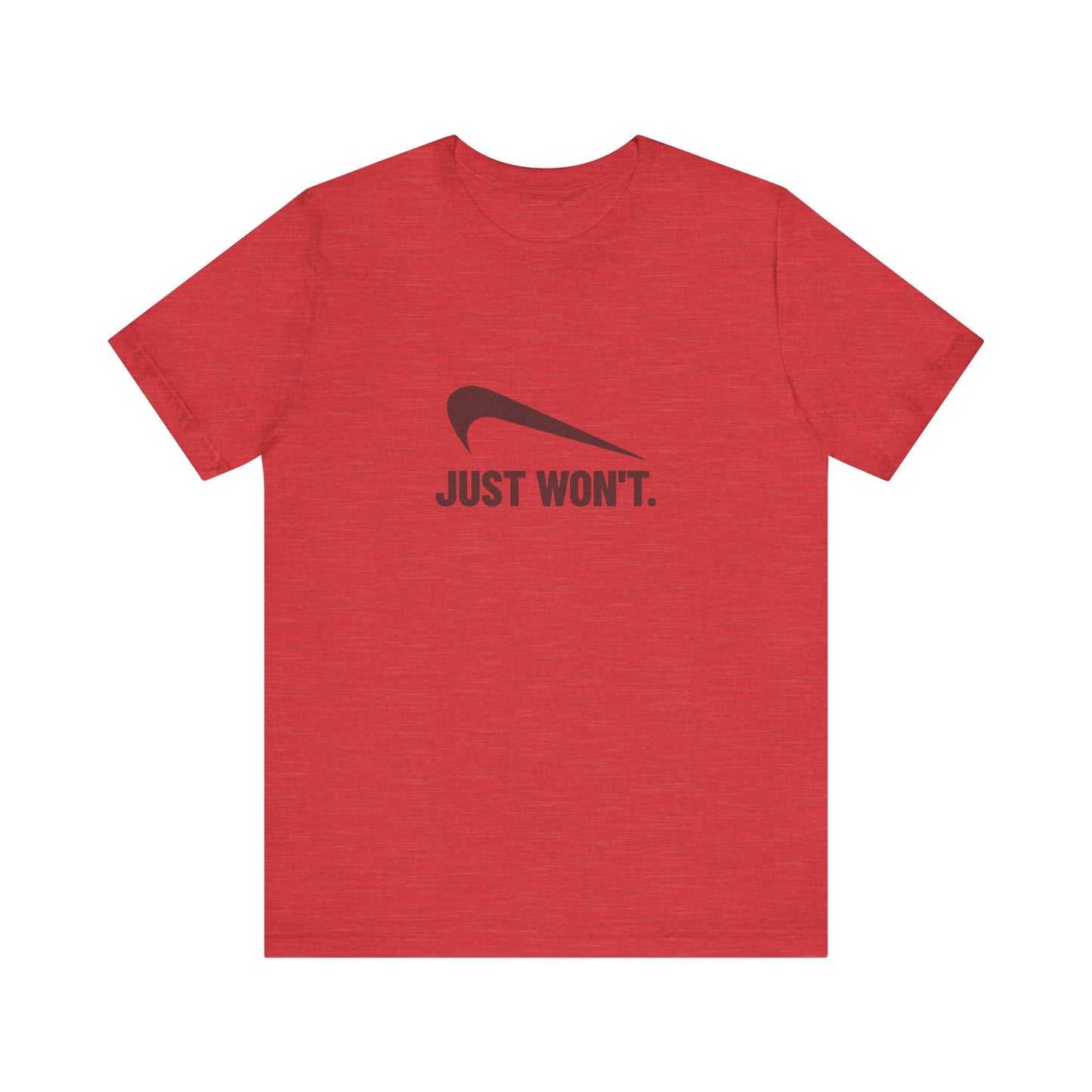 Just Won’t Athletic Parody — Retro Workout Tee (Light)