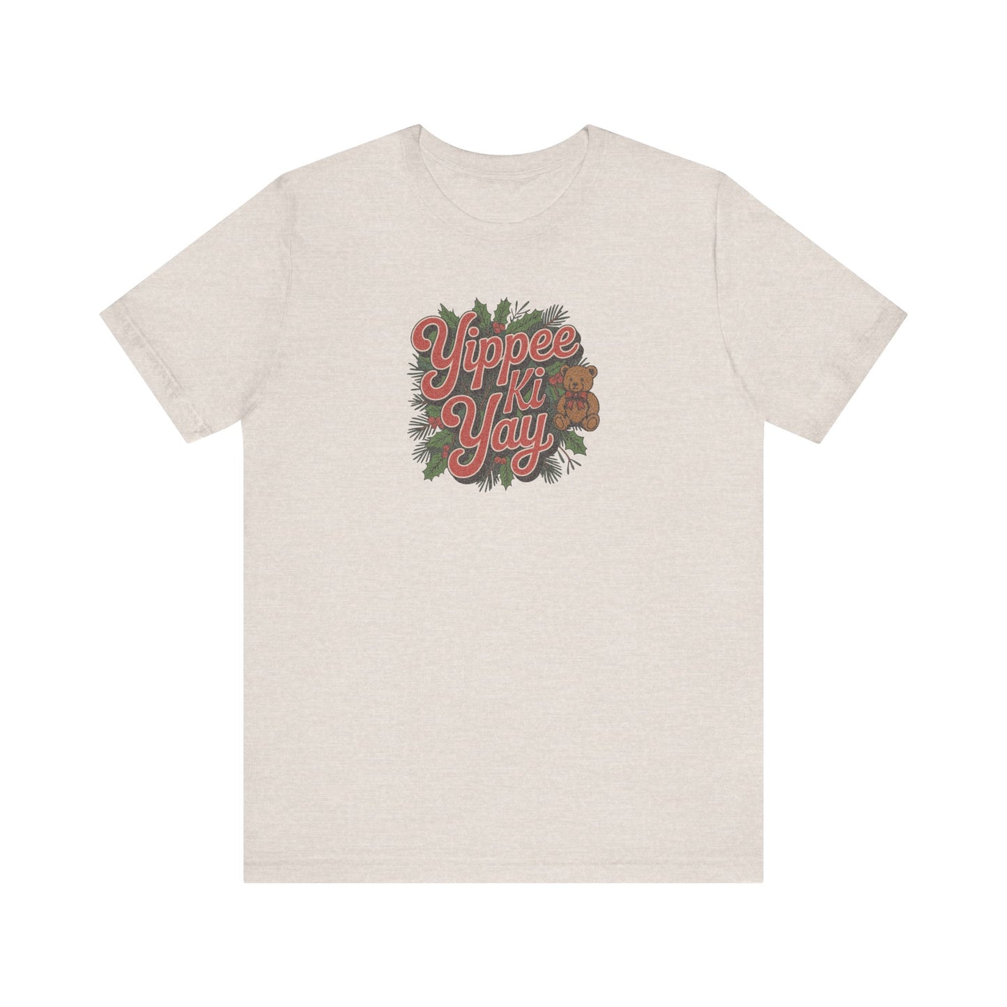 Yippee Ki Yay — Die Hard Retro Christmas Tee (Light)