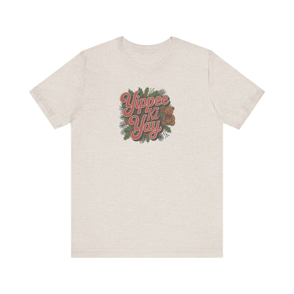 Yippee Ki Yay — Die Hard Retro Christmas Tee (Light)