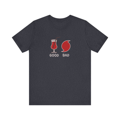 Good Hurricane, Bad Hurricane – Tropical Retro Tee (Dark)