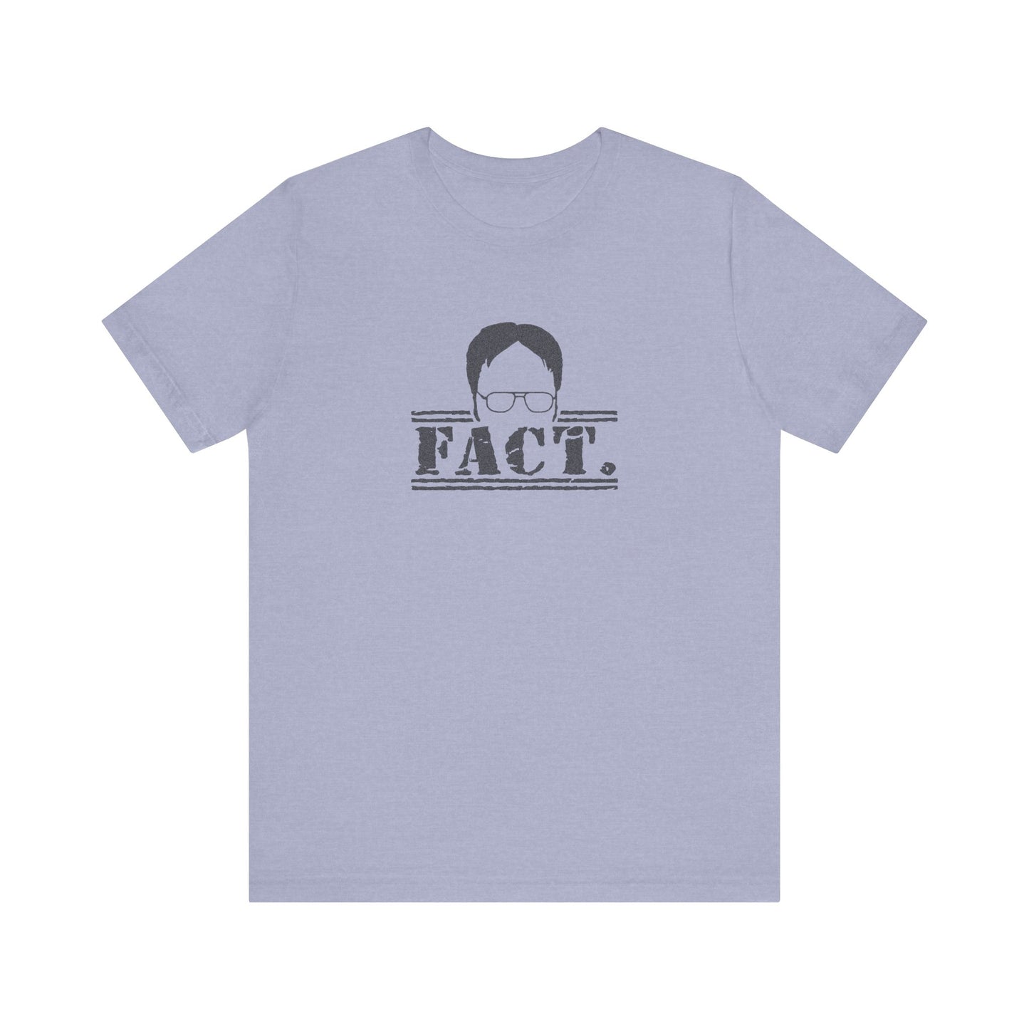 Dwight Schrute FACT. — The Office-Inspired Retro Tee (Light)