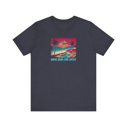 Del Boca Vista (Move Here For Spite!) — Seinfeld Retro Tee (Dark)