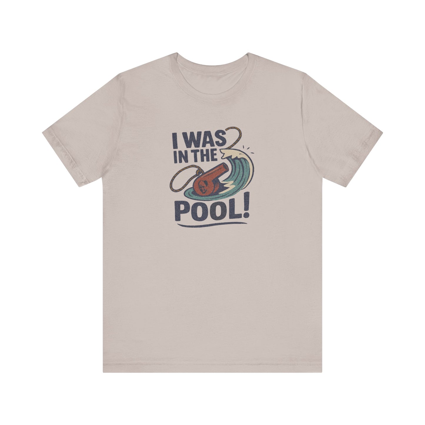 I Was in the Pool! — George Costanza Shrinkage Retro Tee (Light)