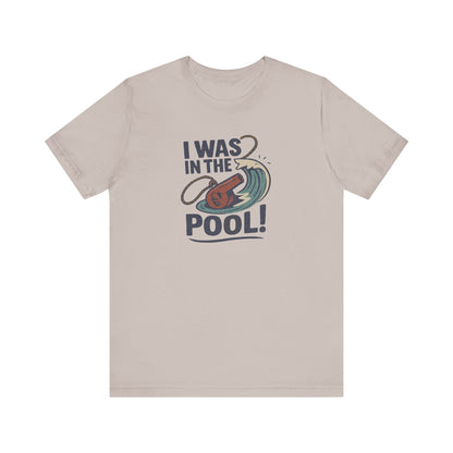 I Was in the Pool! — George Costanza Shrinkage Retro Tee (Light)