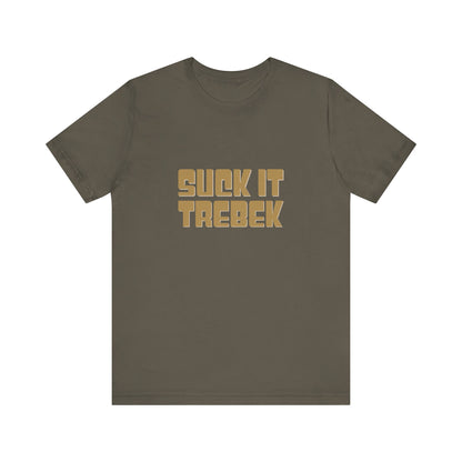 Suck It Trebek — SNL Celebrity Jeopardy Sketch Retro Tee (Dark)