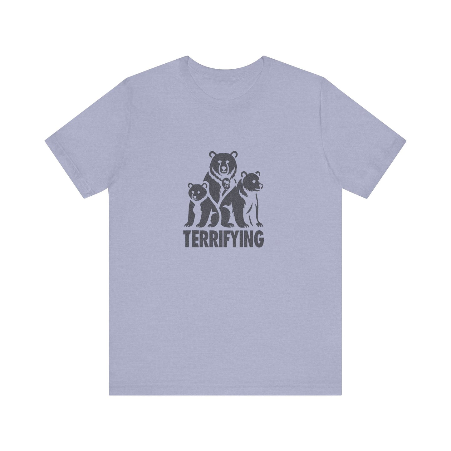 Bears Are Terrifying — Retro Silhouette Tee (Light)