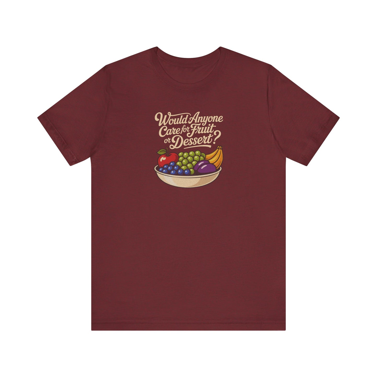 Would Anyone Care for Fruit or Dessert? — Clue Retro Tee (Dark)