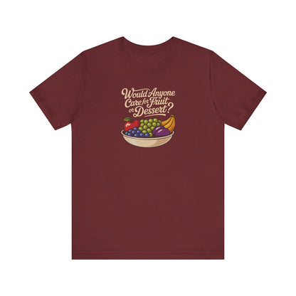 Would Anyone Care for Fruit or Dessert? — Clue Retro Tee (Dark)