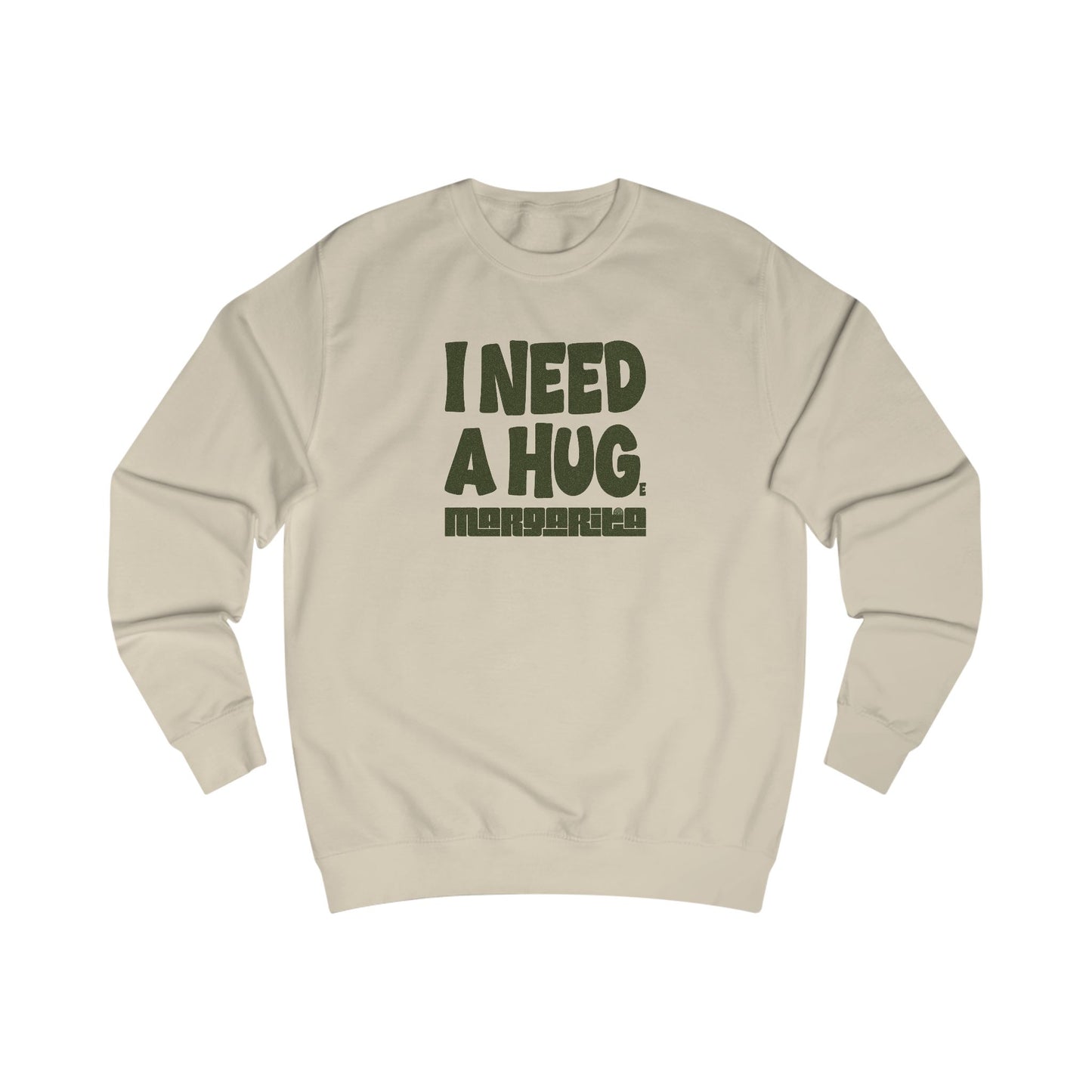 I Need a Huge Margarita – Bar Humor Retro Sweatshirt (Light)