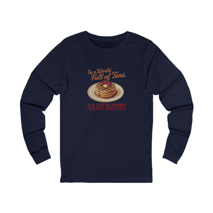 Be an Eleven — Stranger Things Retro Long Sleeve (Dark)