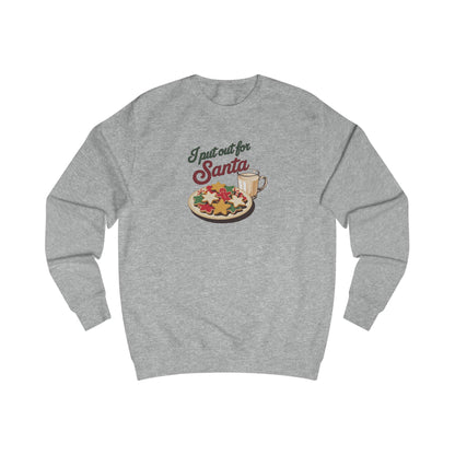 I Put Out for Santa — Retro Christmas Cookies Sweatshirt (Light)