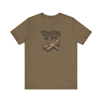 The Voodoo That You Do, So Well — Retro Voodoo Doll Tee (Light)