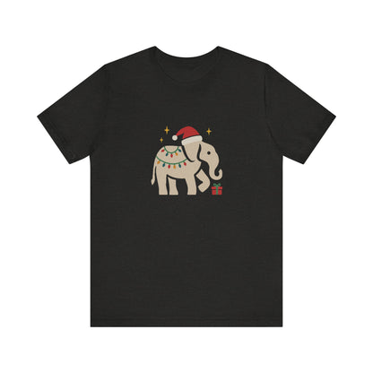 White Elephant Season — Retro Christmas Graphic Tee (Dark)