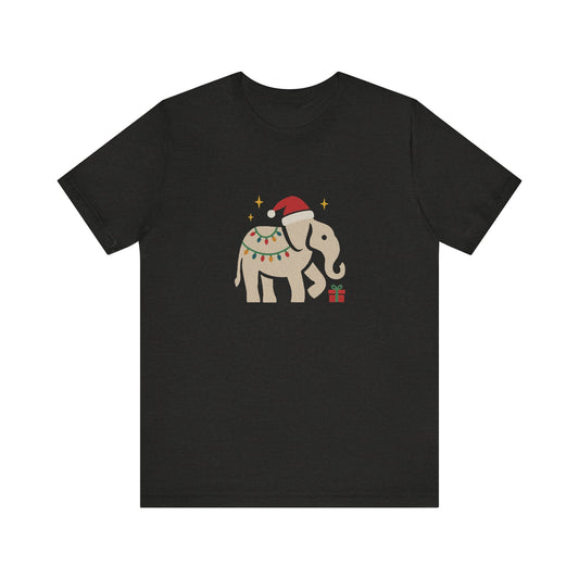 White Elephant Season — Retro Christmas Graphic Tee (Dark)