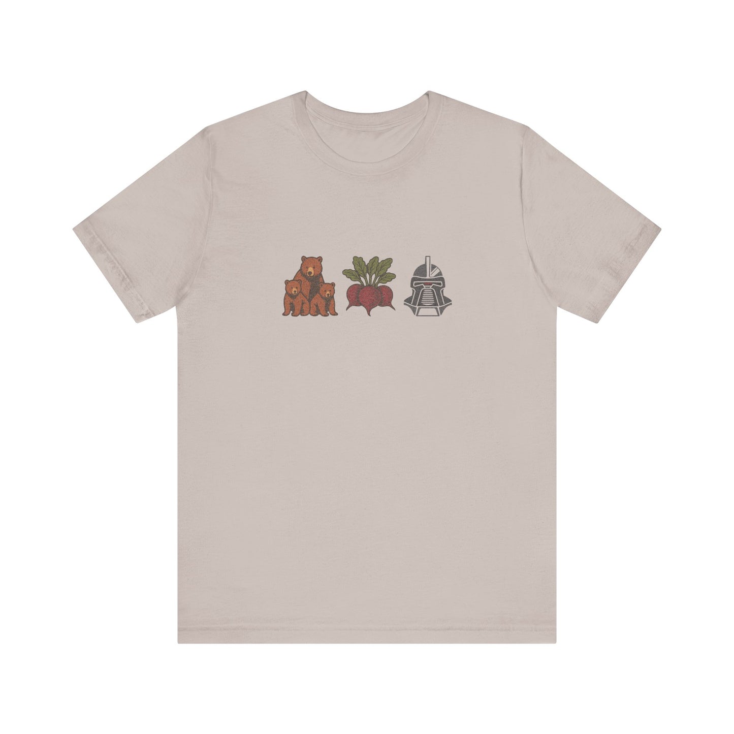 Bears, Beets, Battlestar (Icons) — Retro Tee (Light)