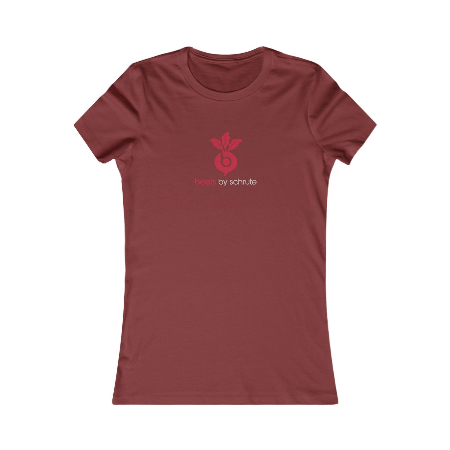 Beets by Schrute Parody Brand — The Office Retro Women's Tee (Dark)