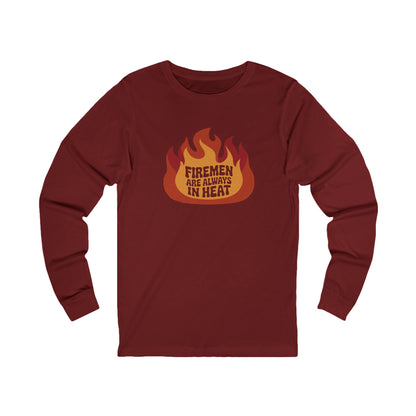 Firemen Are Always in Heat — Flirtatious Retro Long Sleeve (Dark)