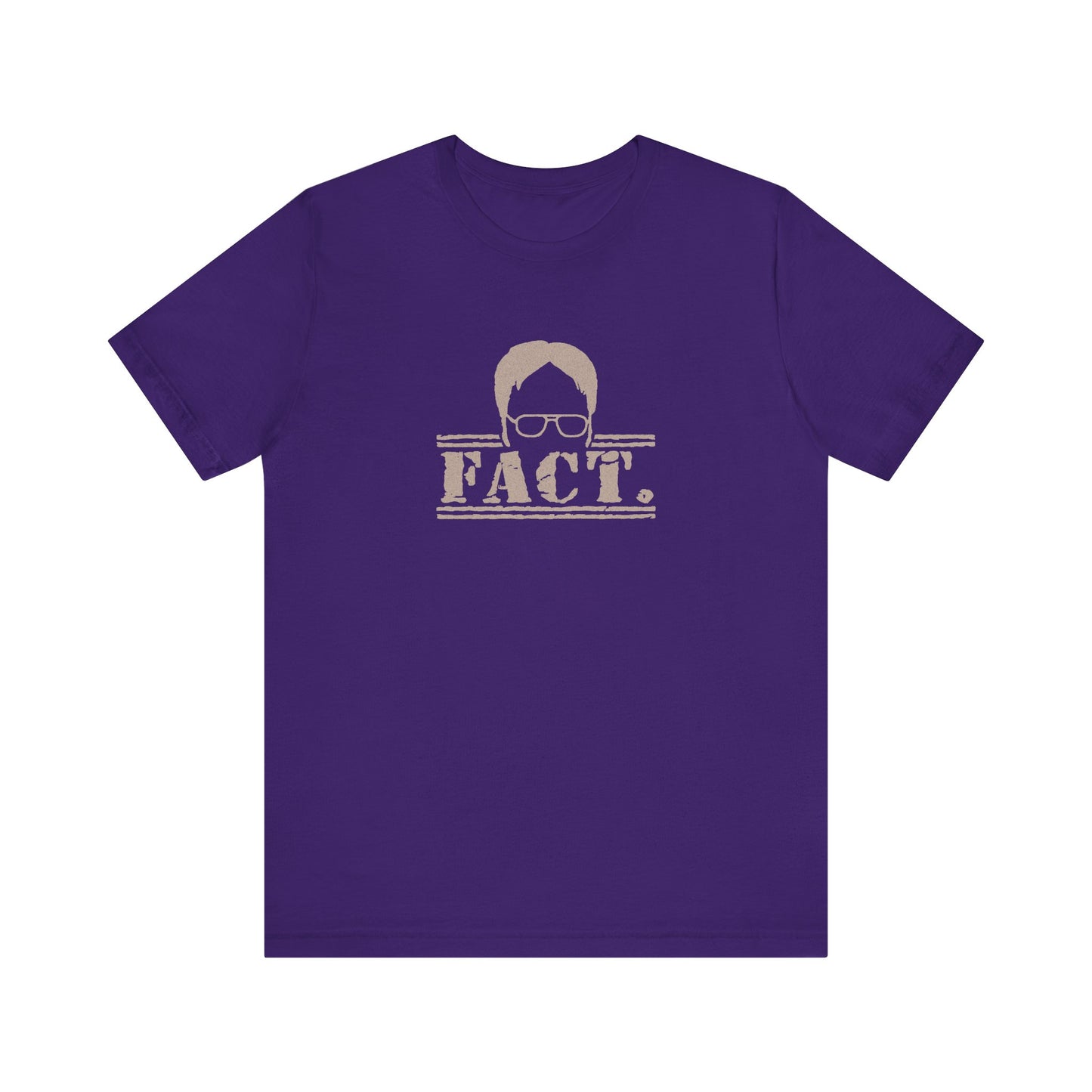 Dwight Schrute FACT. — The Office-Inspired Retro Tee (Dark)