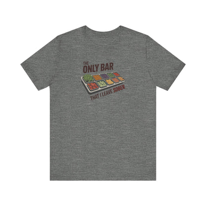 The Only Bar That I Leave Sober – Salad Bar Retro Tee (Light)