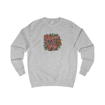 Yippee Ki Yay — Die Hard Retro Christmas Sweatshirt (Light)