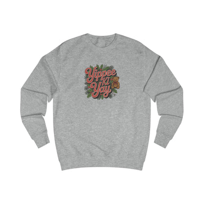 Yippee Ki Yay — Die Hard Retro Christmas Sweatshirt (Light)