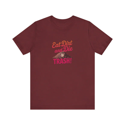 Eat Dirt and Die, Trash! — Blanche Devereaux Retro Tee (Dark)