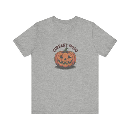 Current Mood (Vintage Jack) — Retro Halloween Tee (Light)