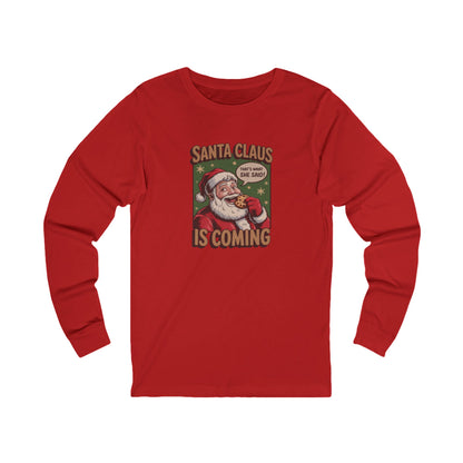 Santa Claus is Coming — Vintage Christmas Long Sleeve (Light)