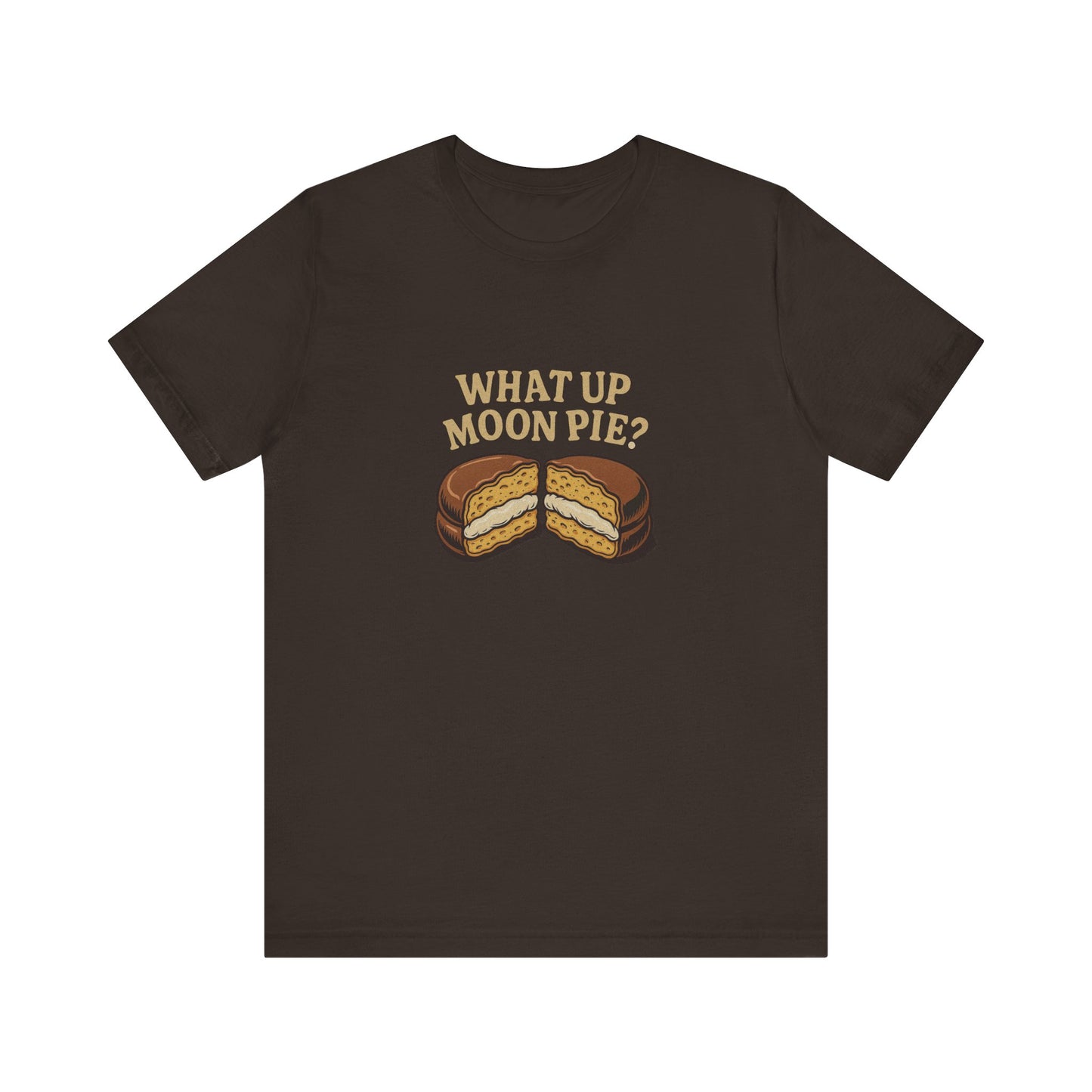 What Up, Moon Pie? — Big Bang Theory Retro Tee (Dark)