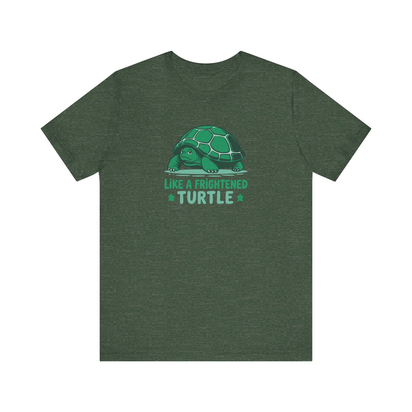 Like a Frightened Turtle — George Costanza Shrinkage Retro Tee (Dark)