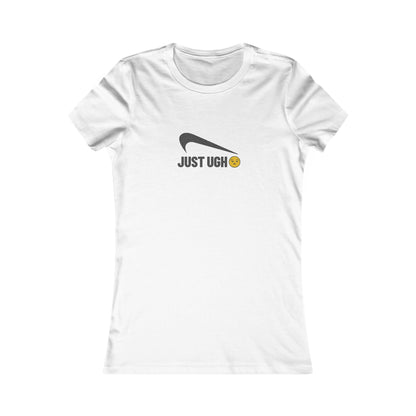 Just Ugh 😒 Athletic Parody — Retro Workout Women's Tee (Light)