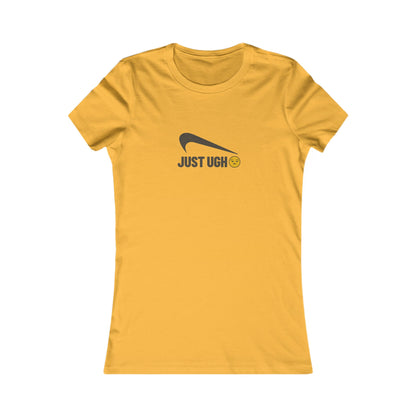Just Ugh 😒 Athletic Parody — Retro Workout Women's Tee (Light)