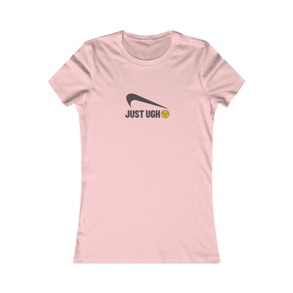 Just Ugh 😒 Athletic Parody — Retro Workout Women's Tee (Light)